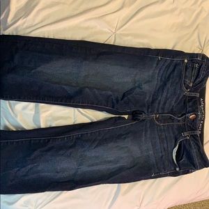 American Eagle dark wash skinny jeans